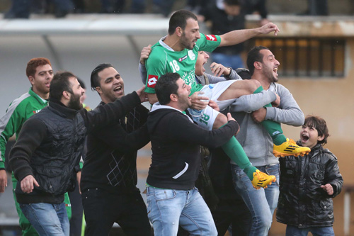 تأهل الانصار الى ربع نهائي كأس لبنان لكرة القدم 